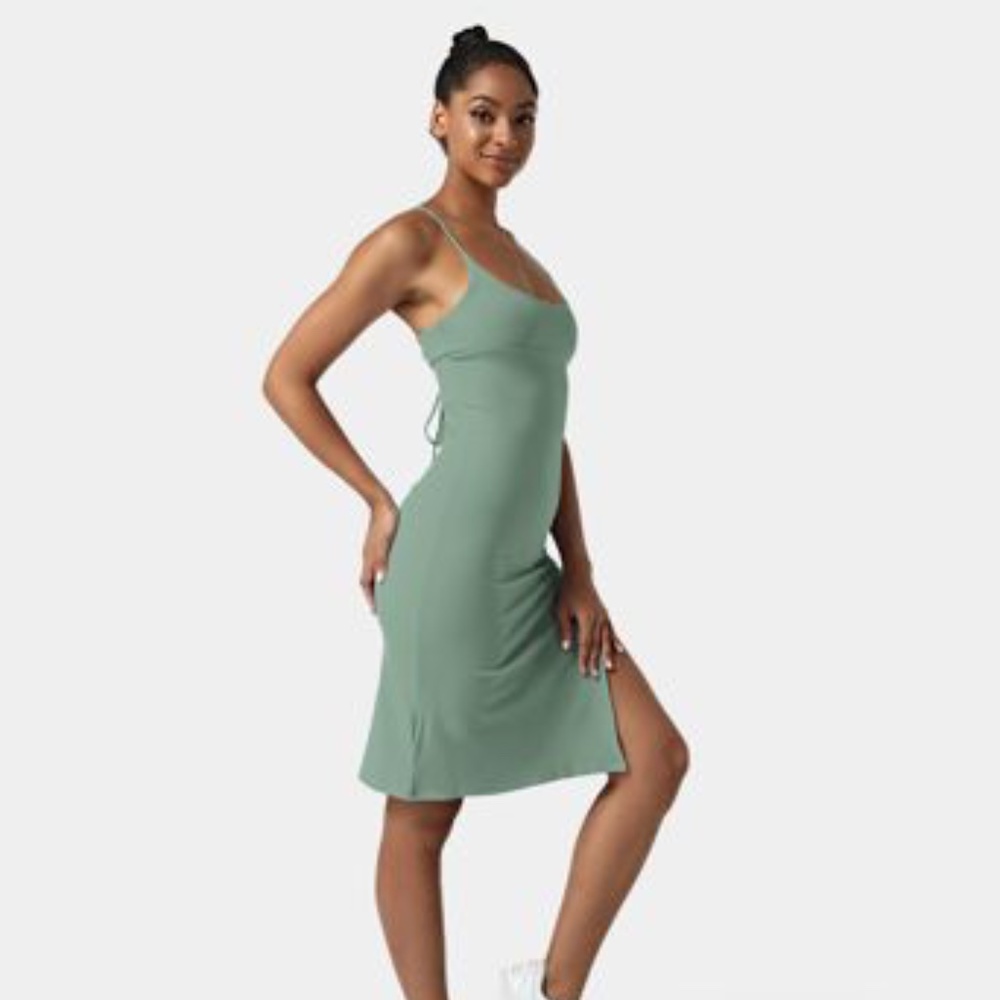 Split Strap Bodycon Midi